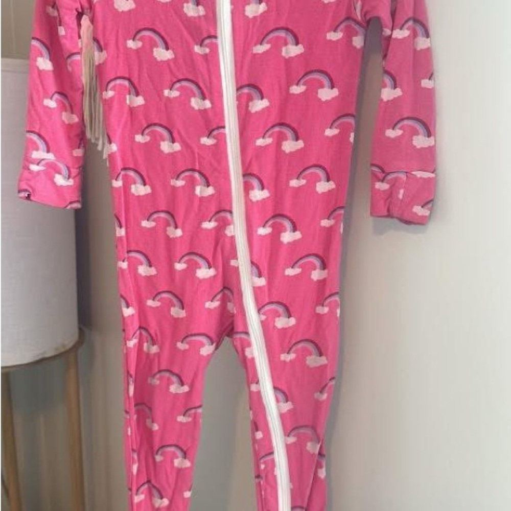 Kickee Pink Rainbow Zippy